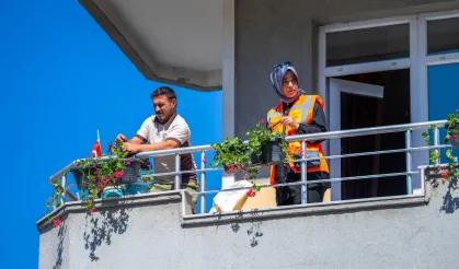 Gebze'de komşuluk çiçek açtı