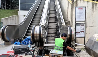 Kocaeli Umuttepe'de yürüyen merdivenlere revizyon
