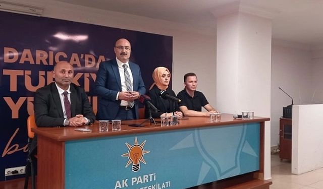 AK Parti Darıca ilçe başkanı Ufuk Acay istifa etti