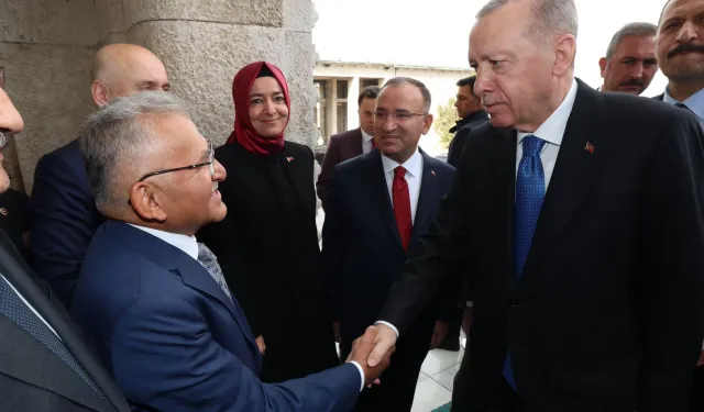 Başkan Büyükkılıç ile görüşen Cumhurbaşkanı Erdoğan’dan Kayserililere selam