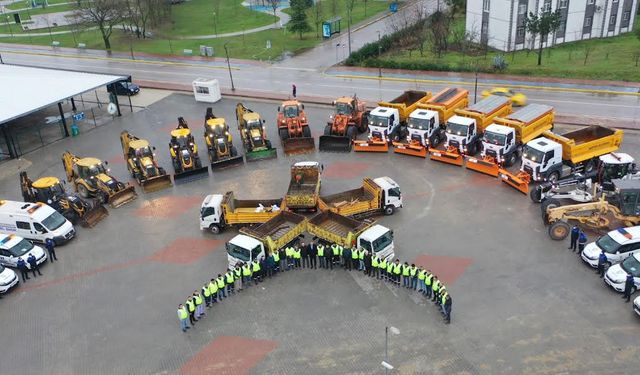 Kartepe belediyesi kar nöbetine hazır