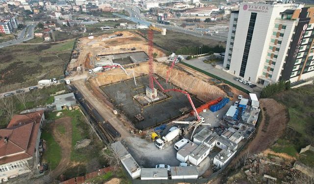 Çayırova Spor Lisesi inşaatı devam ediyor