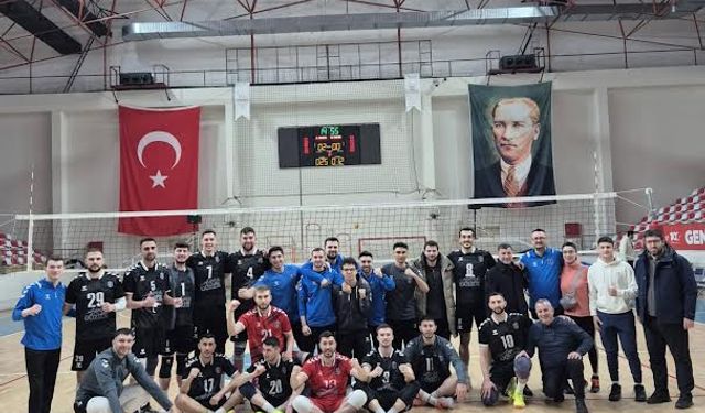 Gebze Voleybol takımı evinde 3-0 galip