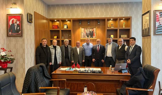 GETİP'ten, Hüsamettin Ergül'e "Hayırlı olsun" ziyareti