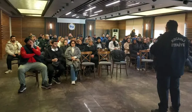 Kocaeli İtfaiyesi’nde eğitimler tam gaz sürüyor