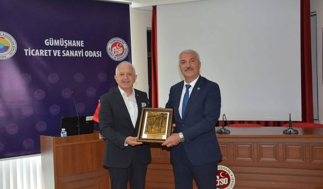 GTO'dan Gümüşhane’nin vizyonu Çalıştayı kapsamında Gümüşhane TSO’ya ziyaret