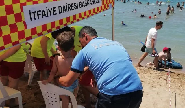 Kocaeli sahillerinde çocuklar zabıta güvencesinde