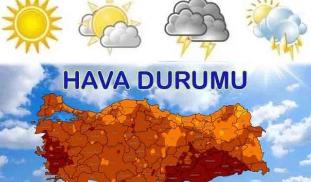 Yurtta bugün hava nasıl olacak?