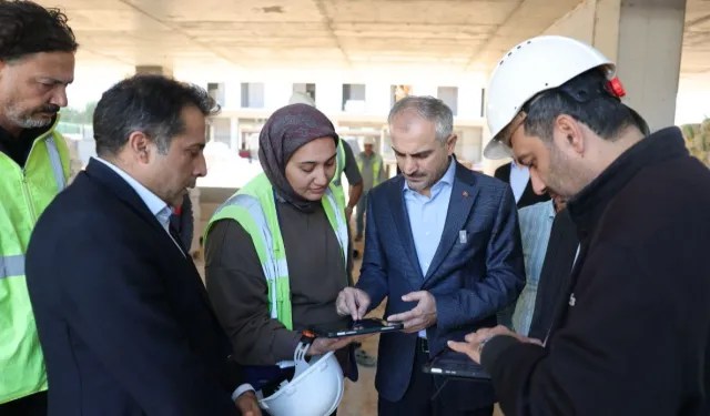 Çayırova Spor Lisesi'nde inşaat hızla sürüyor