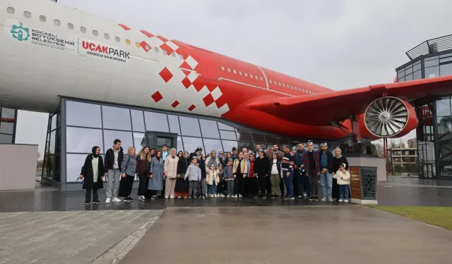 Çayırovalı özel öğrenciler, Uçak Park'ı ziyaret etti