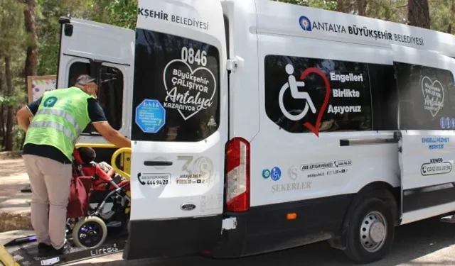 Engelsiz hizmet aracı hayat kolaylaştırıyor