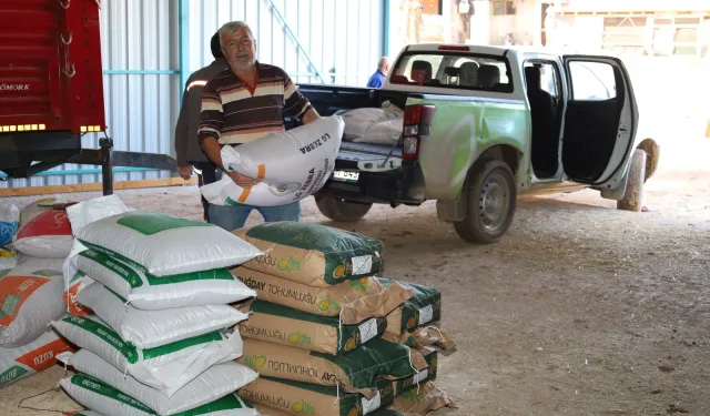 Kocaeli Büyükşehir'den yangın mağduru üreticilere destek