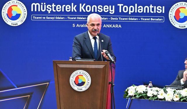 TOBB Müşterek konsey toplantısına Abdurrahman Aslantaş damgası