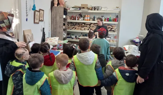 İZGİM, minikleri Çocuk Kütüphanesi'nde ağırladı