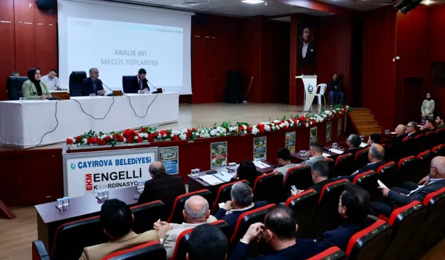 Çayırova'da yılın son meclis toplantısı yapıldı