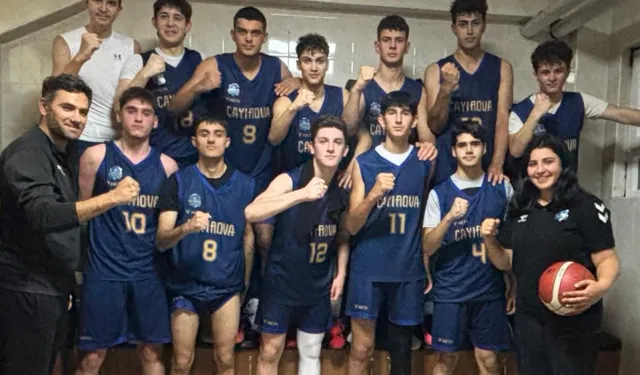 Çayırova'nın genç basketbolcuları namağlup lider