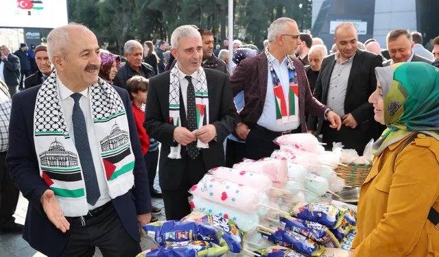 Gebze'de Filistin'e destek kermesi düzenlendi