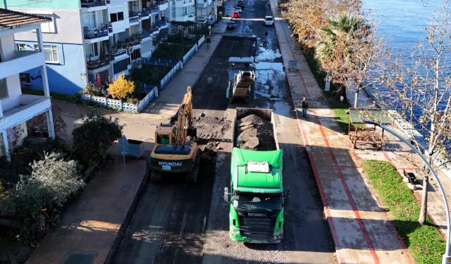 Gölcük Halıdere Sahil Caddesi'ne kapsamlı yenileme