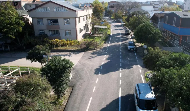 Gölcük Bilgin Caddesi yeni yüzüne kavuştu