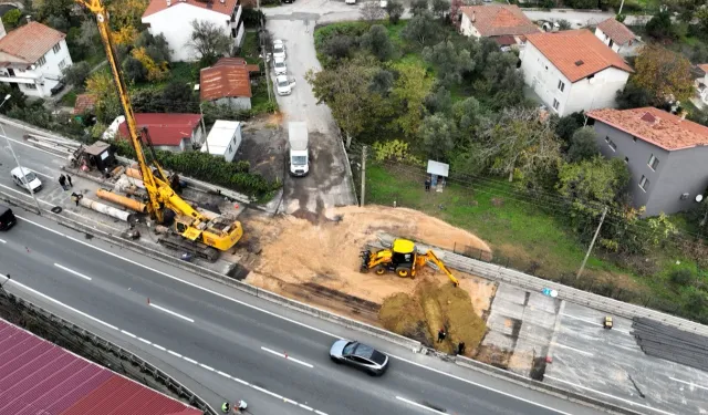 Kocaeli'de Gölcük Ulaşlı'nın kritik noktasında düğüm çözülüyor