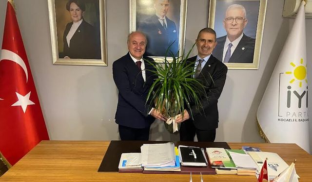 CHP Kocaeli İl Başkanlığı’ndan İYİ Parti Kocaeli İl Başkanlığı’na ziyaret