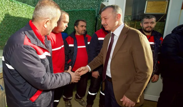 Kocaeli'de Başkan Büyükakın'dan sanayiye destek ziyareti