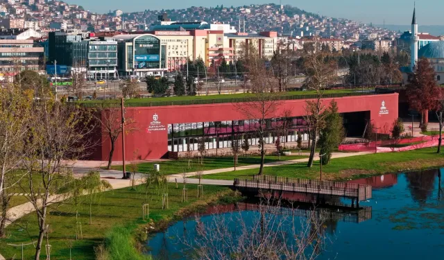 Kocaeli'de göl manzarasında ders ve okuma keyfi