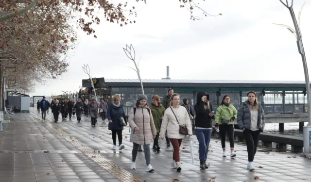 İzmitli kadınlar 'Sağlıklı Yaşam Yürüyüşü'nde buluştu