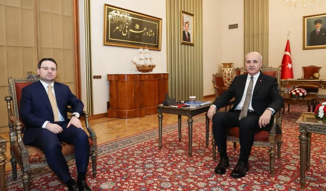 Bakan Gürlek'ten TBMM Başkanı Kurtulmuş'a ziyaret