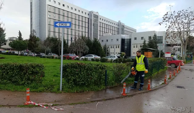 Kocaeli'de hastane bahçelerine Büyükşehir'den dokunuş