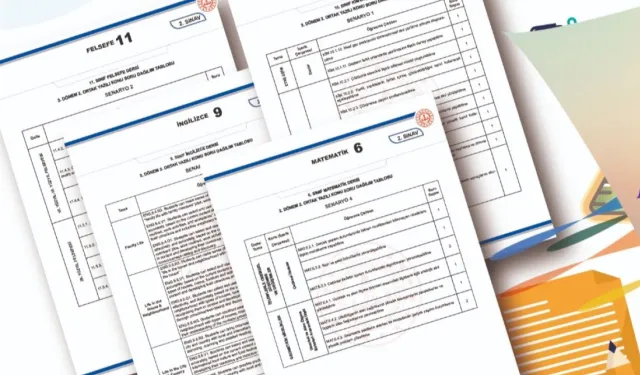 MEB'den eğitimde ikinci dönem örnek soru dağılımları