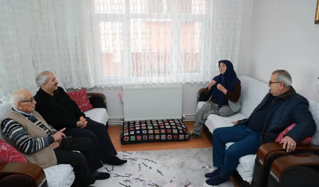 Başkan Büyükgöz'den, 65 yıllık çifte vefa ziyareti