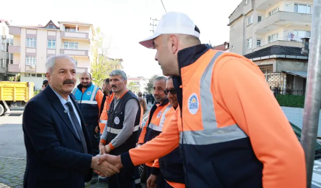 Gebze'de bahar temizliği devam ediyor