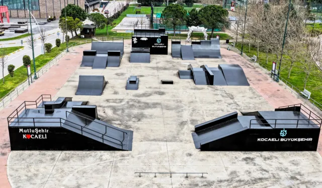 Kocaeli Sekapark'ta Skate Park yenilendi