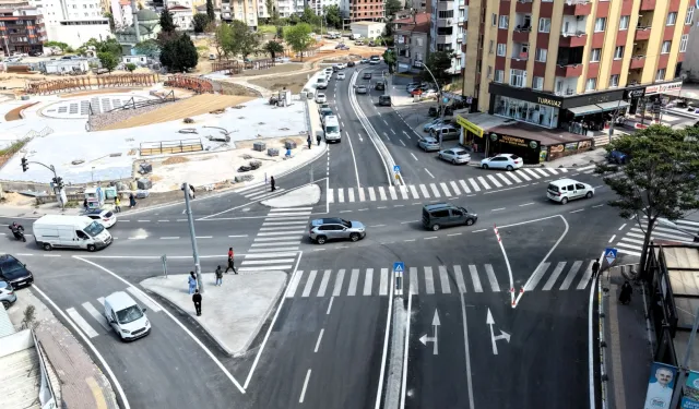 Çayırova'daki kavşakta Büyükşehir imzası