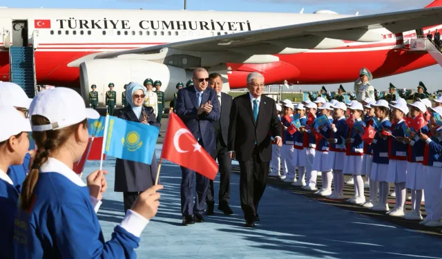 Cumhurbaşkanı Erdoğan Astana'da
