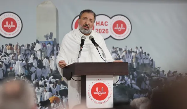 Diyanet İşleri Başkanı Arpaguş'tan Arafat'ta Vakfe duası