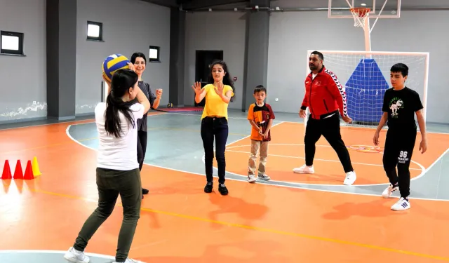 Keçiören'de özel gereksinimli çocuklar unutulmuyor