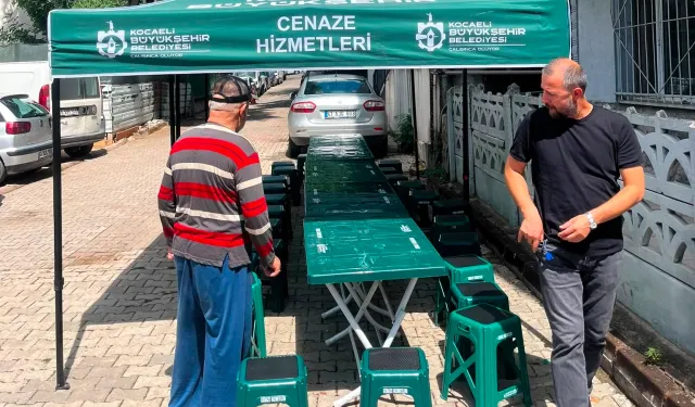 Kocaeli Büyükşehir'den acıyı paylaşan yükü hafifleten hizmet
