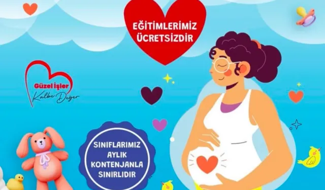 İzmit'te anne adaylarına büyük destek