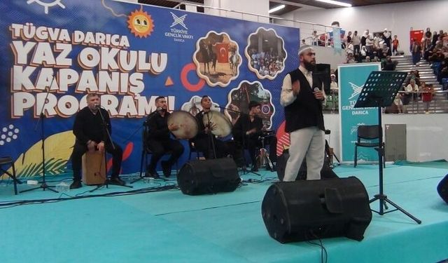 Darıca’daki TÜGVA Yaz okulu, Celal Karatüre’yle final yaptı