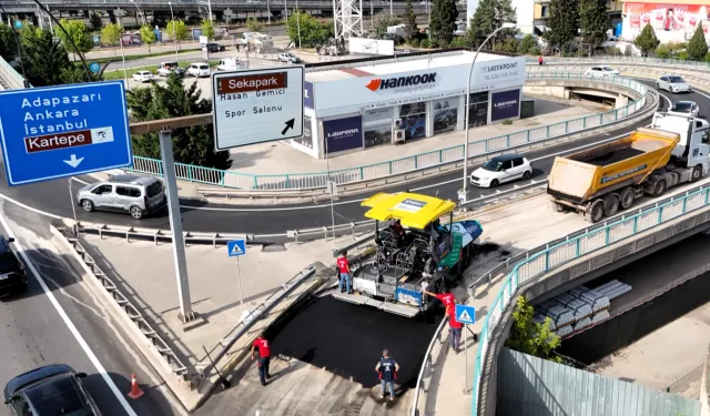 Kocaeli'de 15 Temmuz Köprülü Kavşağı yenilendi