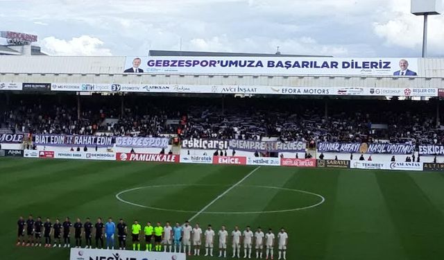 Güzide Gebzespor, Elazığspor’u ağırladı…