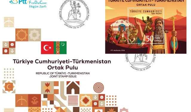PTT'den 'Türkiye-Türkmenistan' temalı anma pulu
