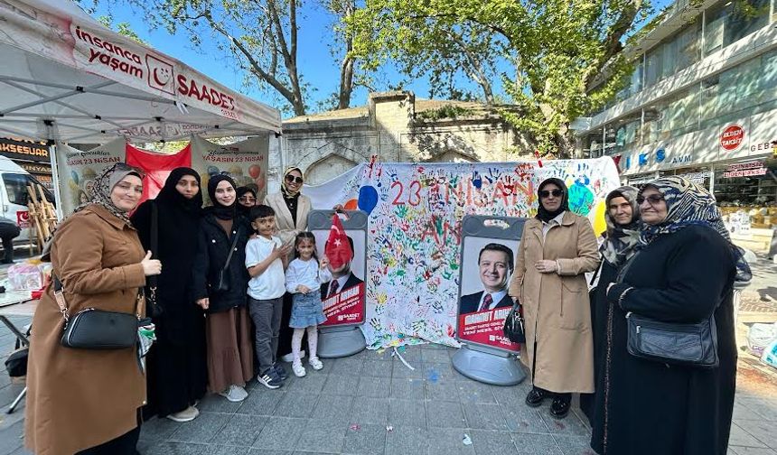 Saadet Partisinden 23 Nisan coşkusu