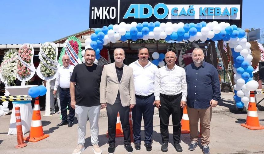 ADO Çağ kebap lokantası törenle kapılarını açtı.