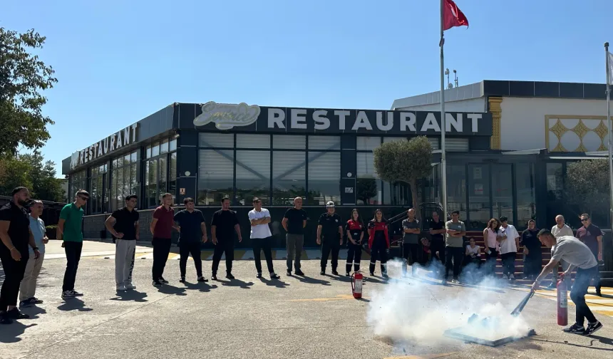 Çayırova'da olası yangınlara karşı eğitim seferberliği