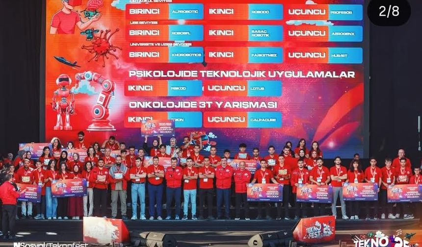 TEKNOFEST’e Darıca Fen Lisesi damgası