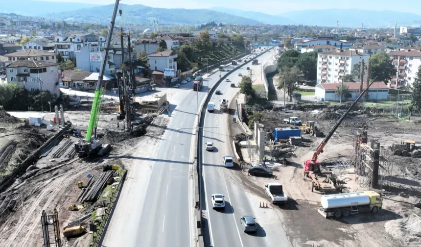 Başiskele'de fore kazıklar çakılıyor