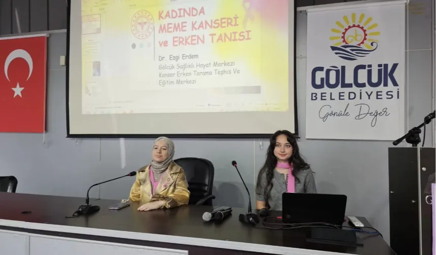 Gölcük'te 'Meme Kanseri Farkındalık Paneli' yoğun ilgi gördü